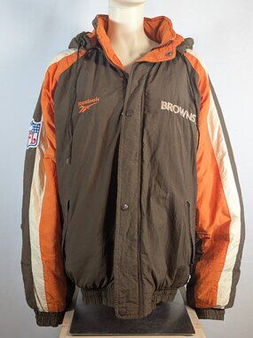 Cleveland Browns Reebok Pro Line winter coat